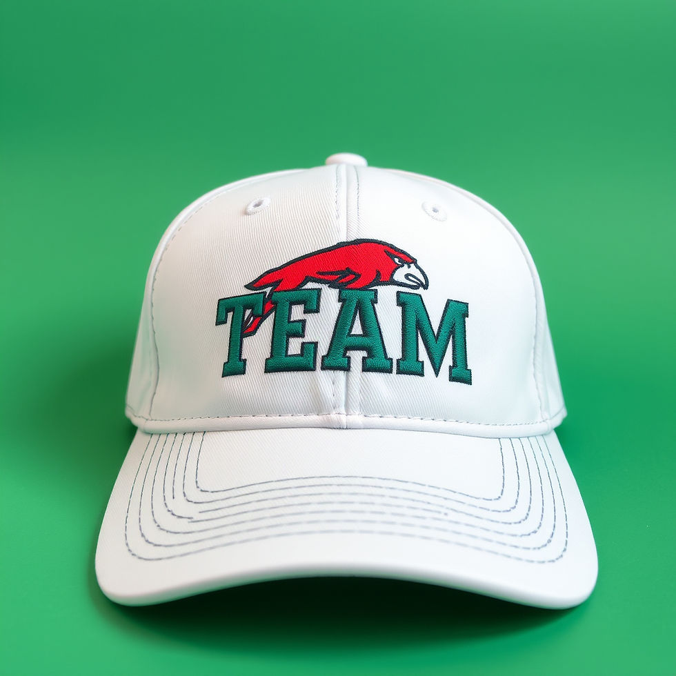 printed cap for sports team