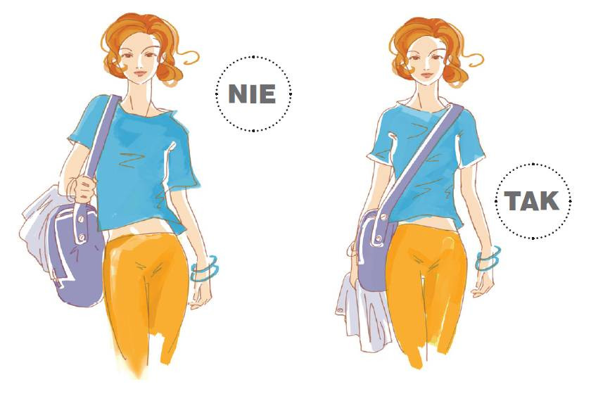 jak nosić torbę na jedno ramię
