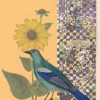 curran_likeasunflowerinspace_comicbookcollageweaving_8x10.jpeg
