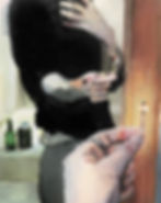 Self Portrait with Match by Leslie Donahue