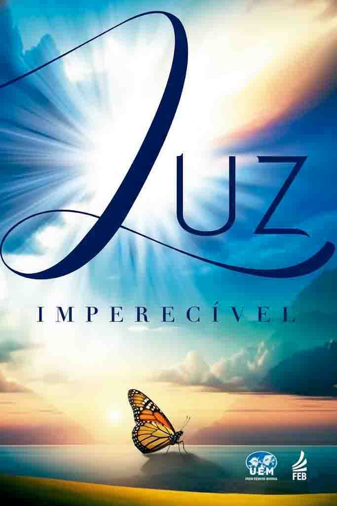 Livro Luz Imperecível, obra que explora os ensinamentos de Jesus sob a ótica espírita.