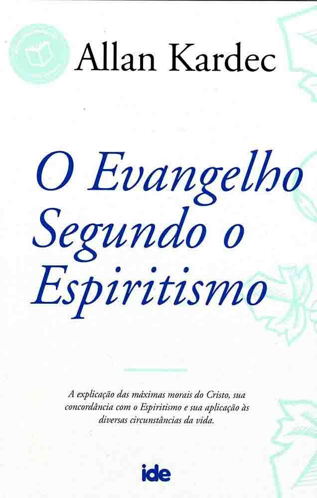 Capa do livro “O Evangelho segundo o Espiritismo”, da Editora IDE, com tradução de Salvador Gentile.