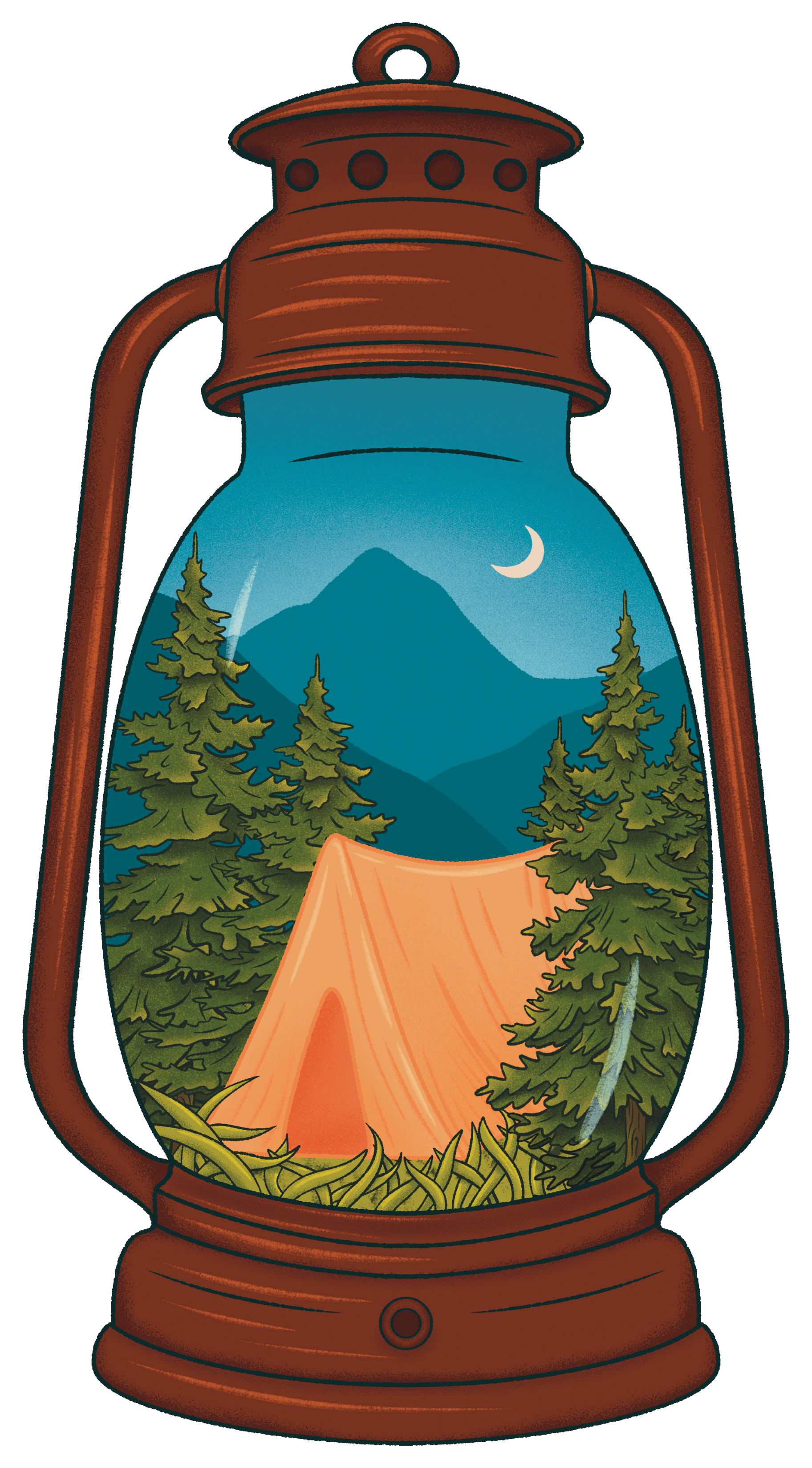 Lantern Camp – 3" Sticker