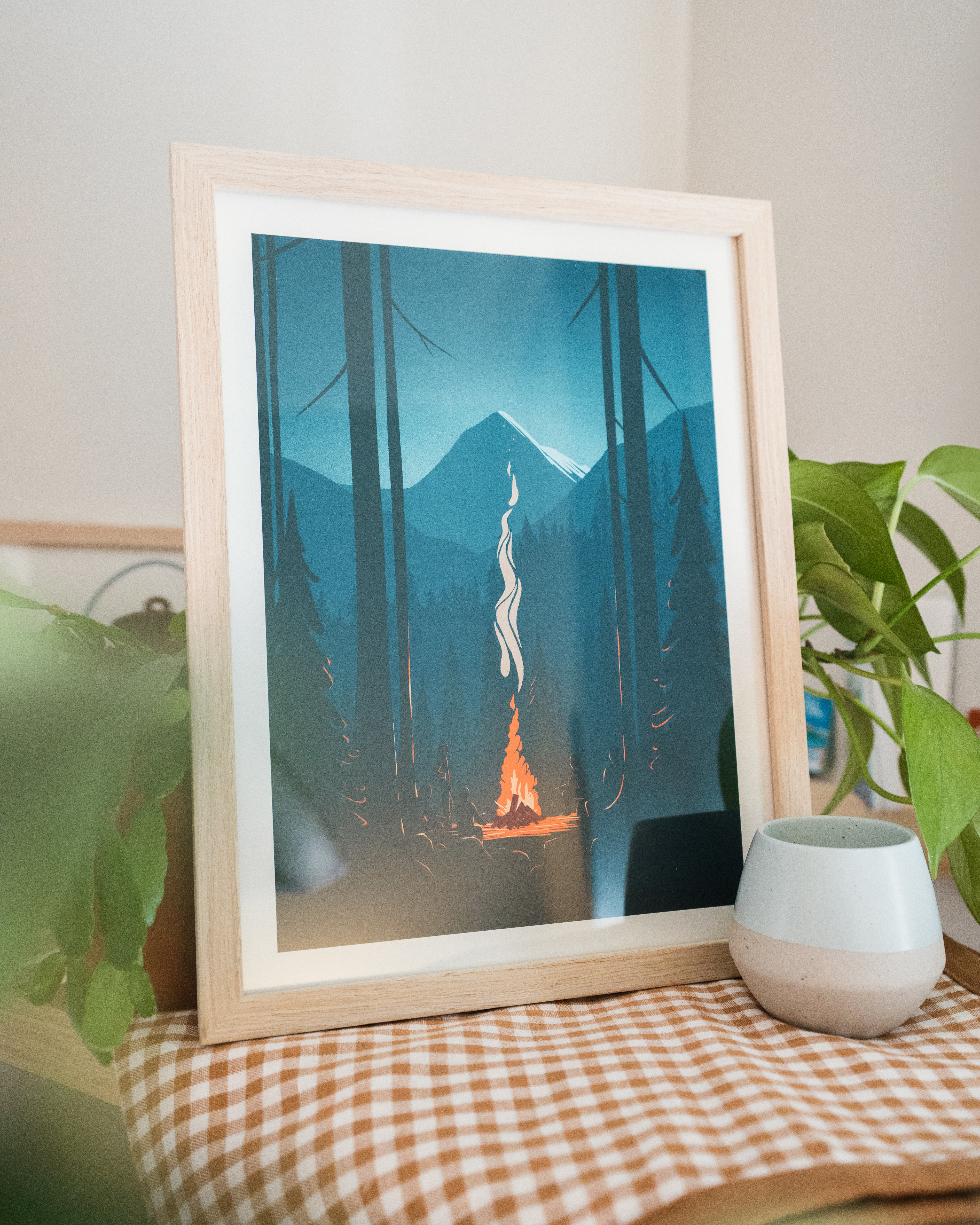Campfire Glow Print – 9"x12"