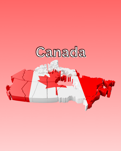 Picture of all the Canadian Provinces