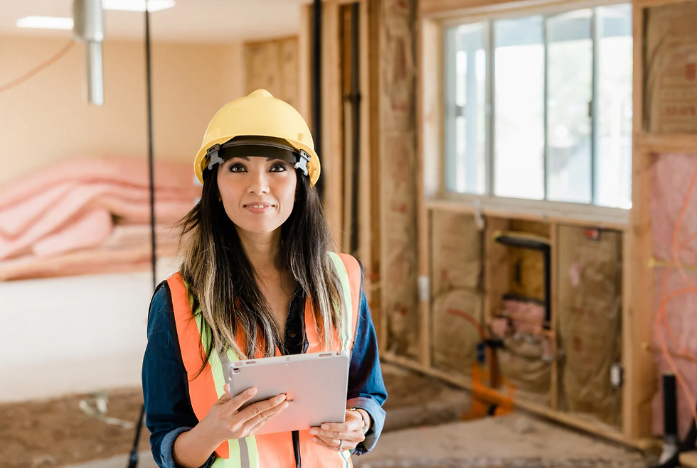 A female working in trades in Saint John