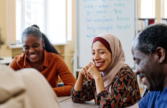 Newcomers to New Brunswick working at a new job