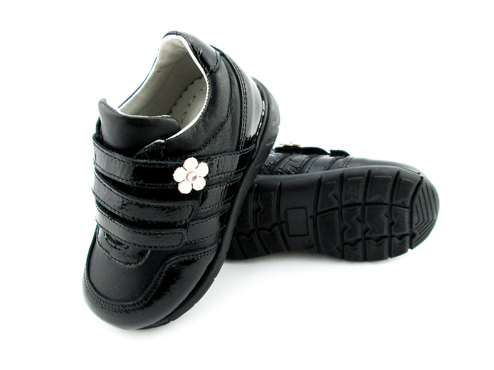 Miniatură: Adidasi negru floare/stras