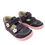 Miniatură: Pantofi decupaţi Toddler dark purple cu floricele