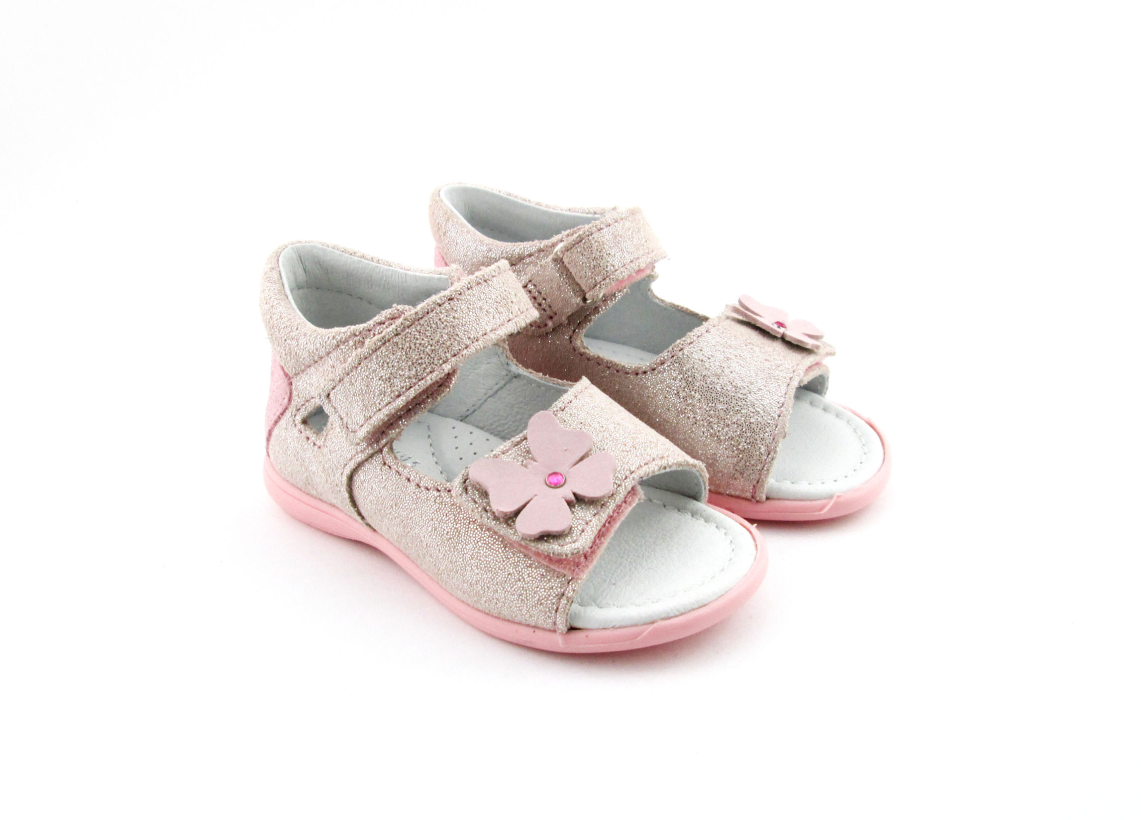 Sandale nuage sclipici/roz fluture