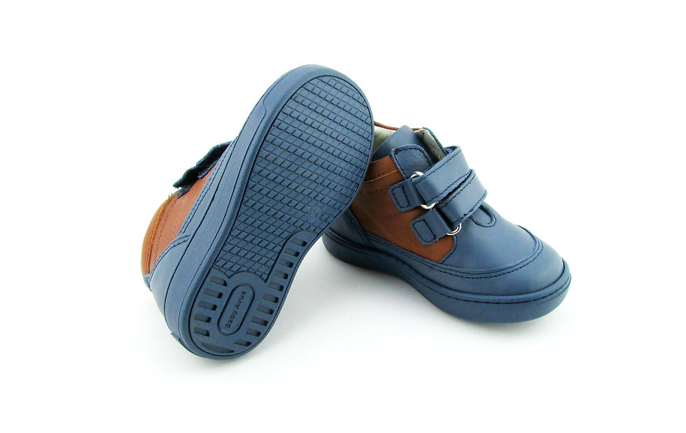 Miniatură: Ghete jeans/marone