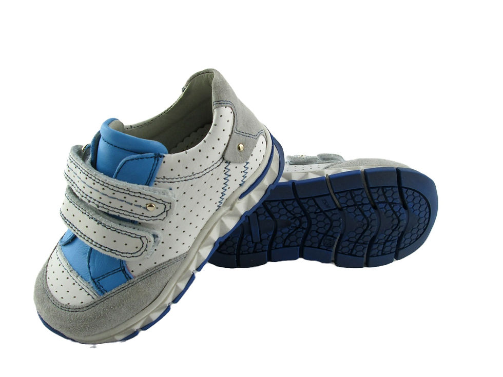 Miniatură: Adidaşi gravel/alb perforat