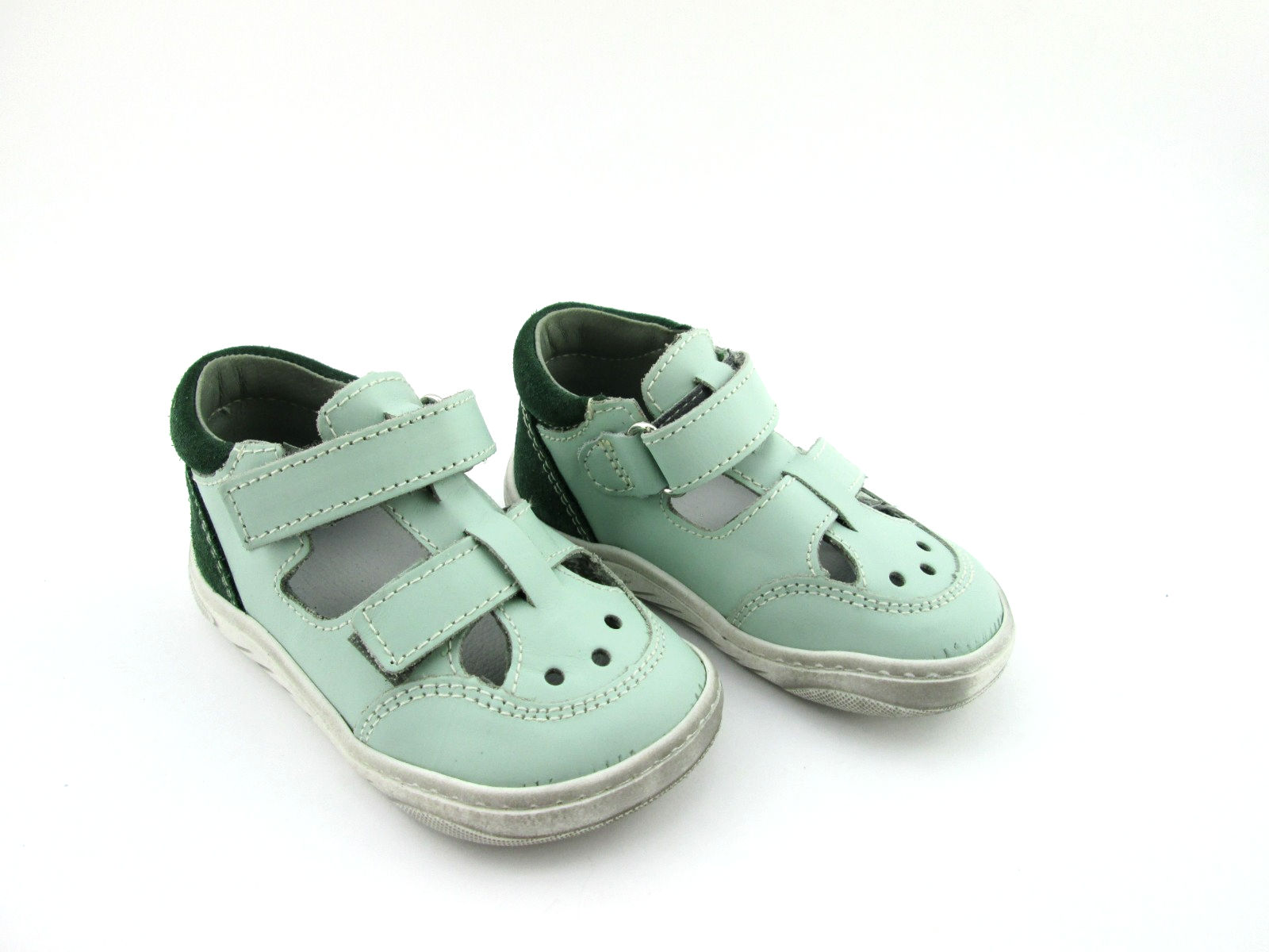 Pantofi decupaţi Toddler pistachio
