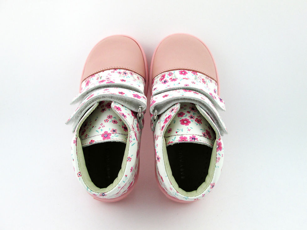Miniatură: Ghete roz/print flori