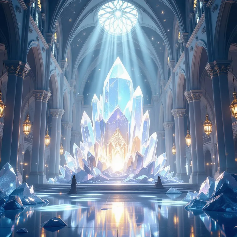 Arquitetura do Invisível através do som, das cores e da geometria da vida.        Imagem do Cantinho dos Anciãos criada por i.a.