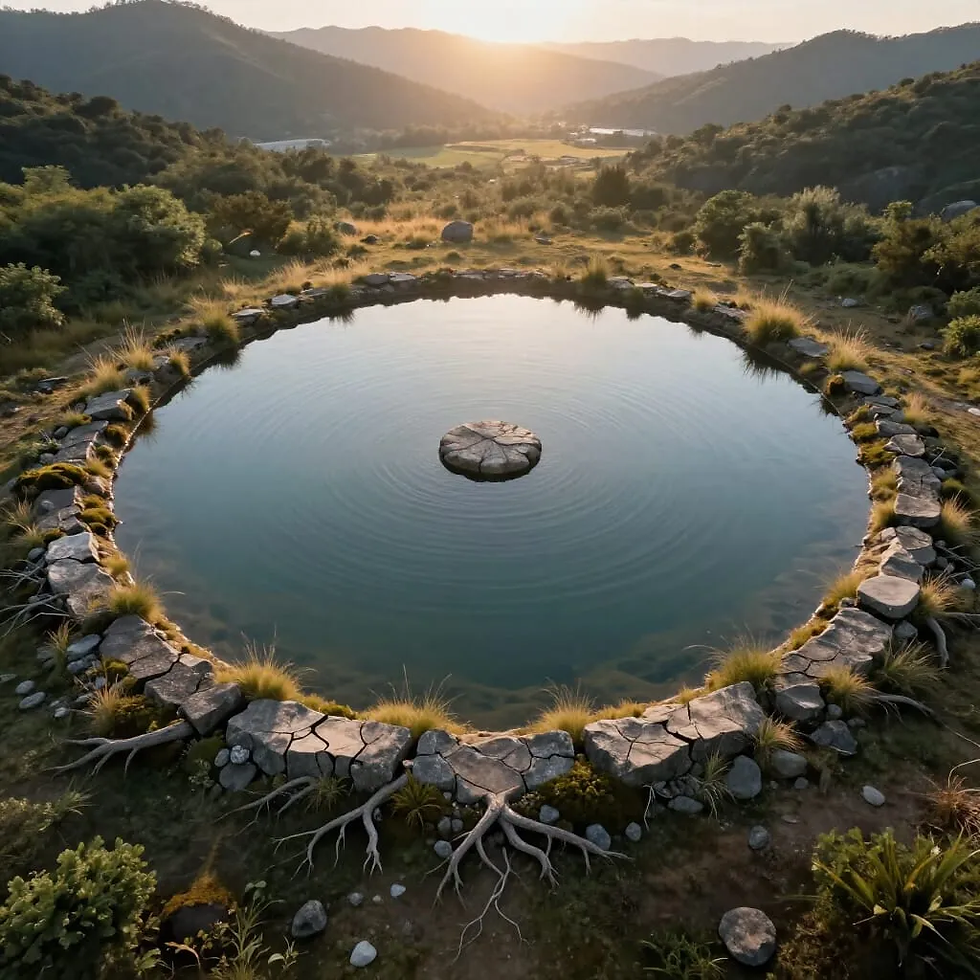 Imagem do Cantinho dos Anciãos criada por i.a.