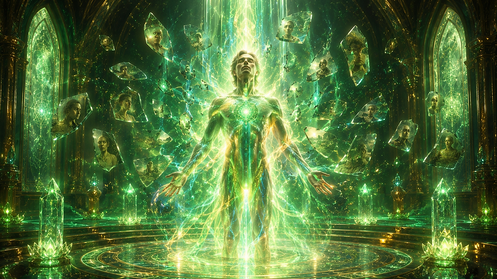 Todas as Alegrias e Tristezas, Todo Sucesso e Dificuldade, Toda Limitação e Superação, Toda Dor e Sofrimento, assim como todo Prazer e toda Transformação, em cada um de nós representa o que nós somos como um todo. Ao compreender o propósito de toda essa dinâmica nos permite atravessá-las com mais serenidade e confiança. Imagem do Sol da Alvorada criada por i.a.