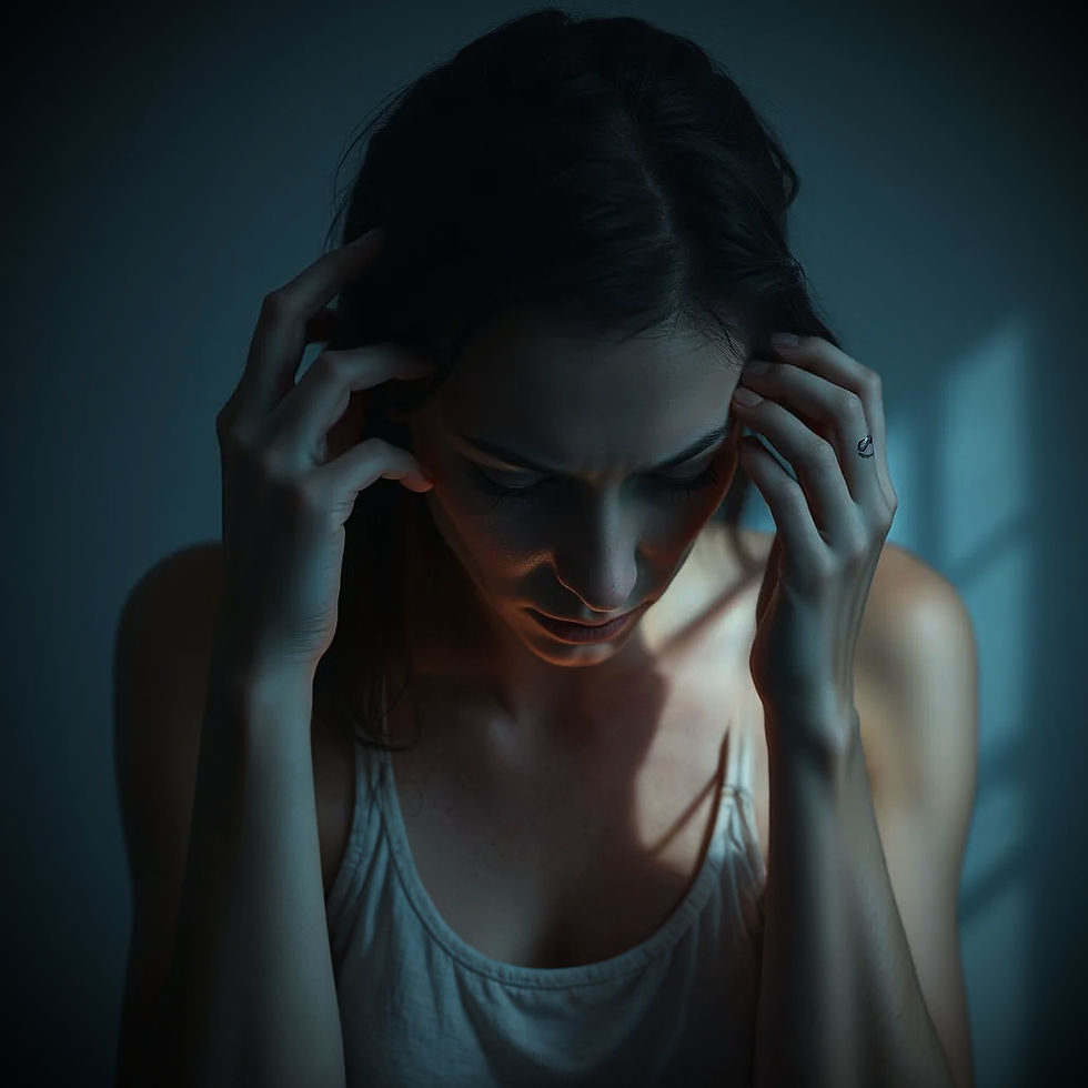 A pressão interna na mente objetiva e no emocional é ocasionada, nestas circunstâncias pelas energias sendo drenadas criando múltiplas sensações de medo e pânico no emocional aflito e físicas como sensação maior de frio atmosfera ambiente negativa e pesada. Imagem do Cantinho dos Anciãos criada por i.a.