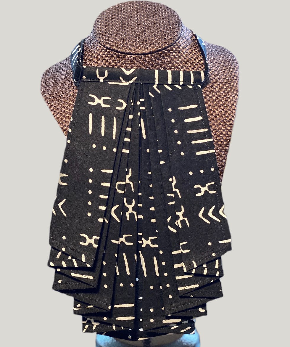 Thumbnail: Mud Cloth Print Jabot