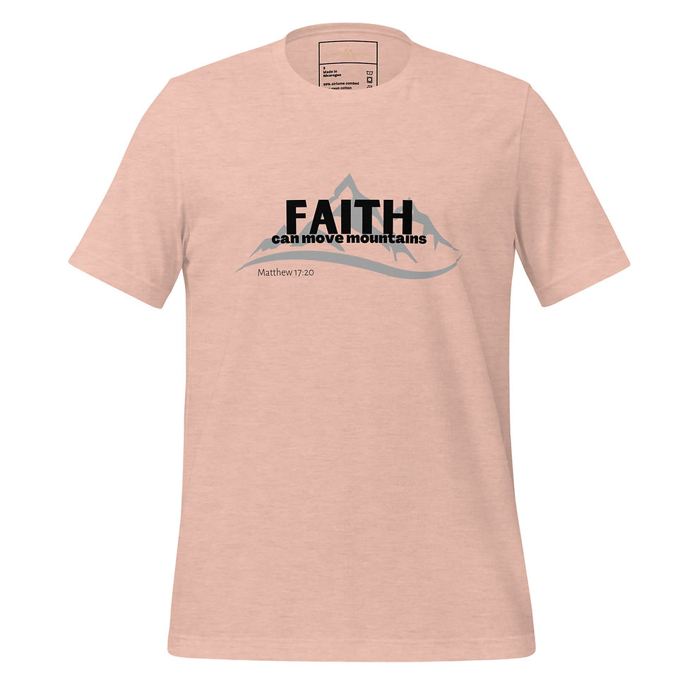 Thumbnail: faith can move mountains shirt