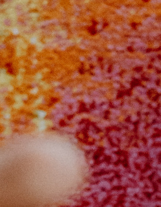 I'm lying on the floor and holding a pencil in front of the camera