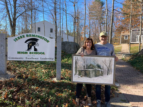 Jeff and Corinne Pryor – winners of the “Sugar House” print by Jonalyn Fincher