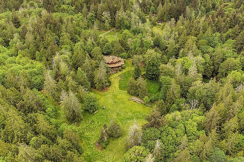 beautiful property with big house, forest and a lake, dog training, Victoria Sooke