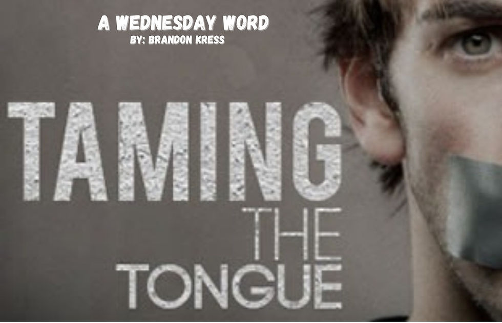 Taming the tongue