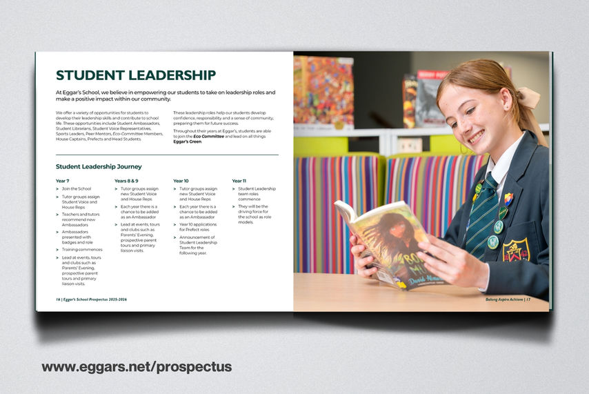 School prospectus designed by Coco & Bella Creative Design