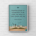 Poster with quote: Reading gives us someplace to go when we have to stay.