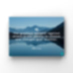 Quote on lake: The greatest weapon against stress is choosing our thoughts.