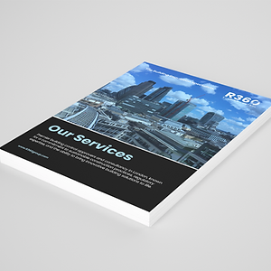 R360 Brochure designed by Coco & Bella Creative Design