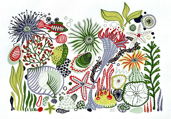 An example of a gouache painting by Kate Cooke