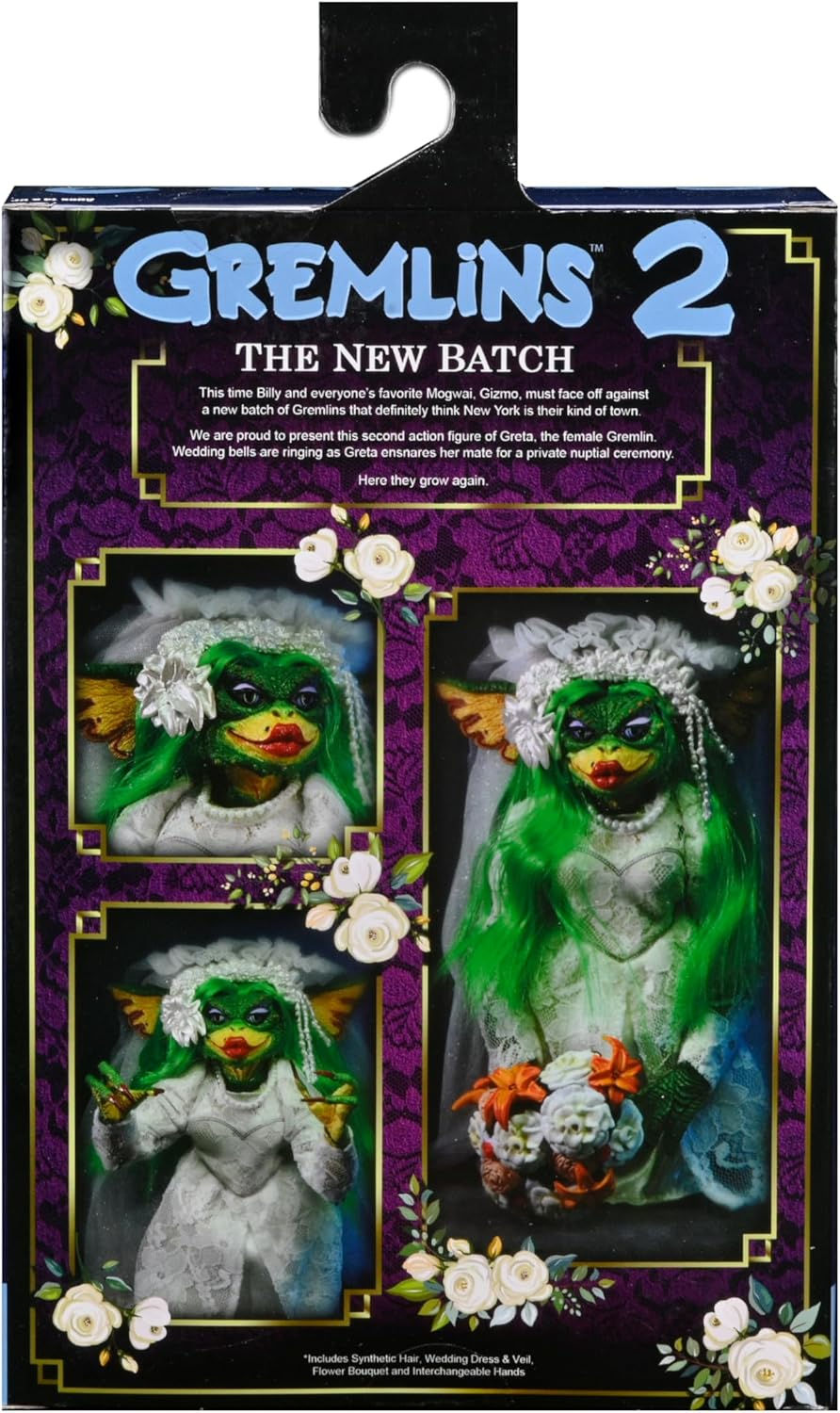 Прев'ю: Фігурка NECA Ґремліни 2 Ґрета у весільній сукні