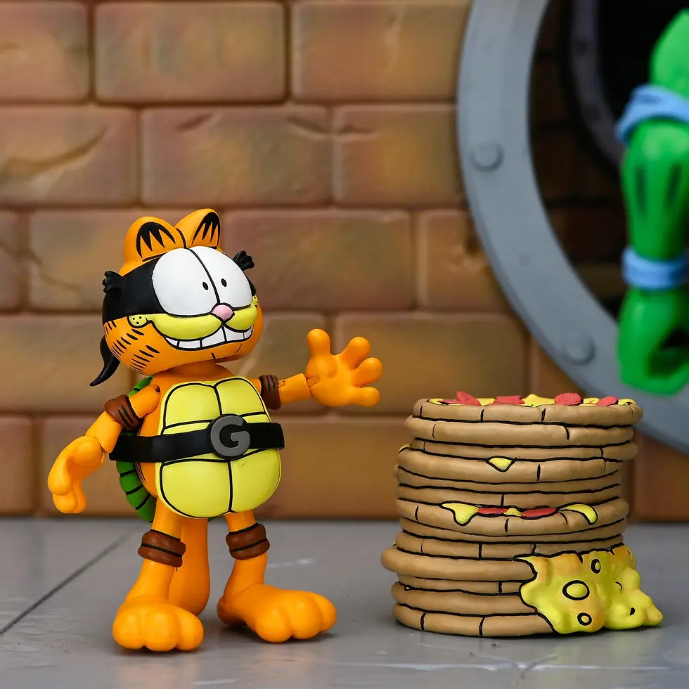 Прев'ю: Фігурка TMNT Archie Comics х Garfield Ґарфелло і Оді