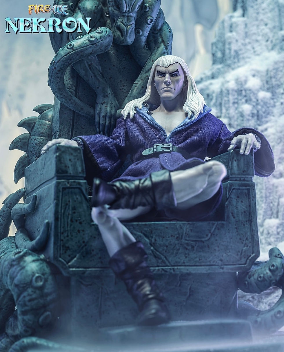 Прев'ю: Фігурка ICON Collectibles Полум'я і Лід Некрон