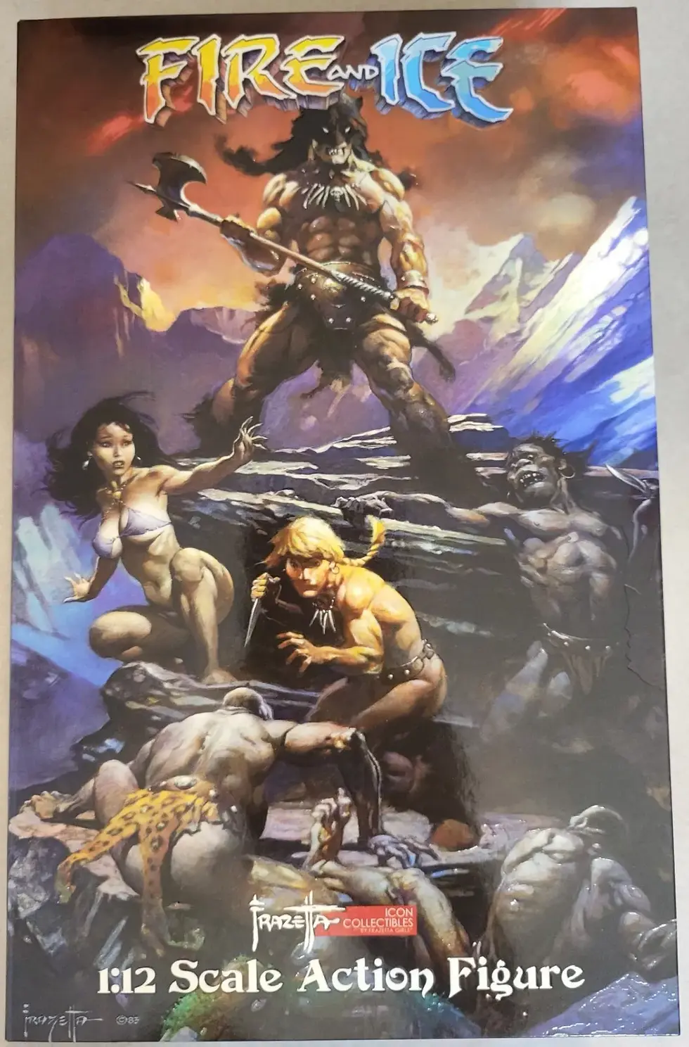 Прев'ю: Фігурка Frazetta Girls Полум'я і Лід Тіґра