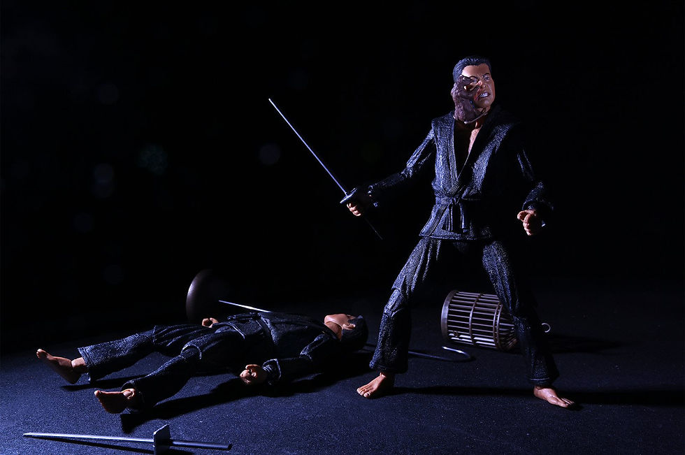 Прев'ю: Фігурки NECA TMNT Черепашки Ніндзя Ороку Сакі та Гамато Йоші