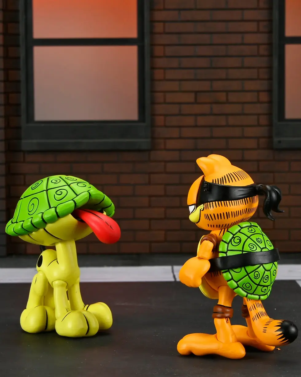 Прев'ю: Фігурка TMNT Archie Comics х Garfield Ґарфелло і Оді