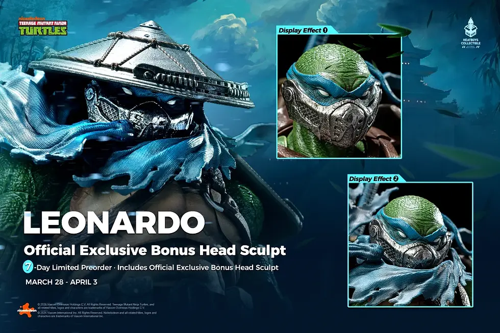 Прев'ю: Фігурка HEATBOYS HB0103 TMNT Deluxe Леонардо