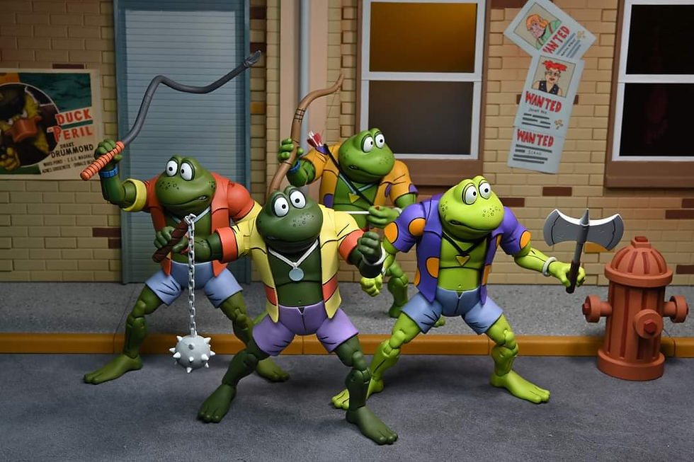 Прев'ю: Фігурки NECA TMNT Черепашки-Ніндзя Наполеон та Аттіла к\в