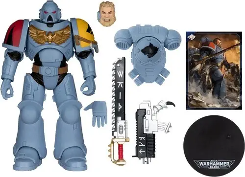 Прев'ю: Фігурка Warhammer 40000 Космічні Вовки Сірий Мисливець