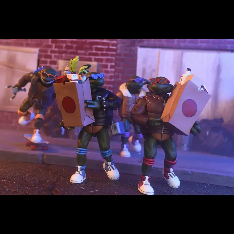 Прев'ю: Фігурки TMNT Черепашки-Панки 4 в 1 к\п