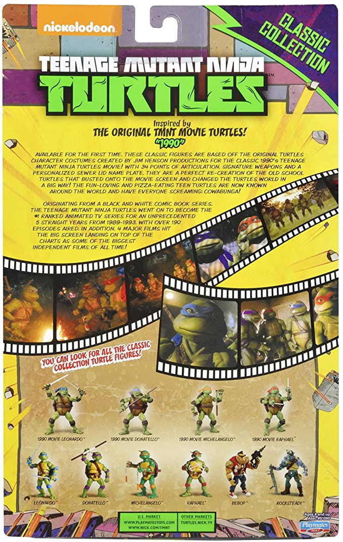 Прев'ю: Фігурка TMNT Черепашки Ніндзя Кіно 1990 Донателло