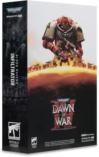 Прев'ю: Фігурка Warhammer 40000 Криваві Ворони Сержант Інфільтратор