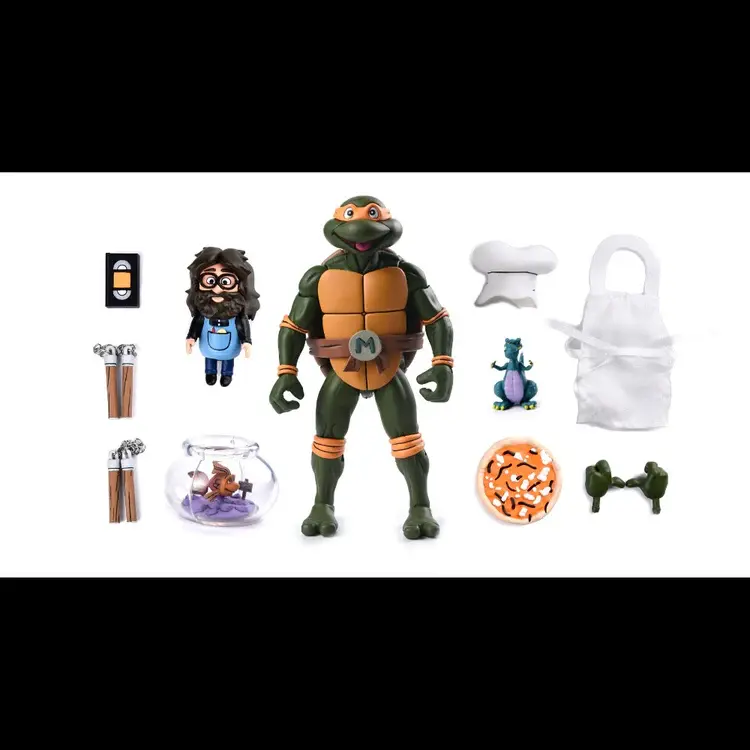 Прев'ю: Фігурка NECA TMNT Мікеланджело VHS