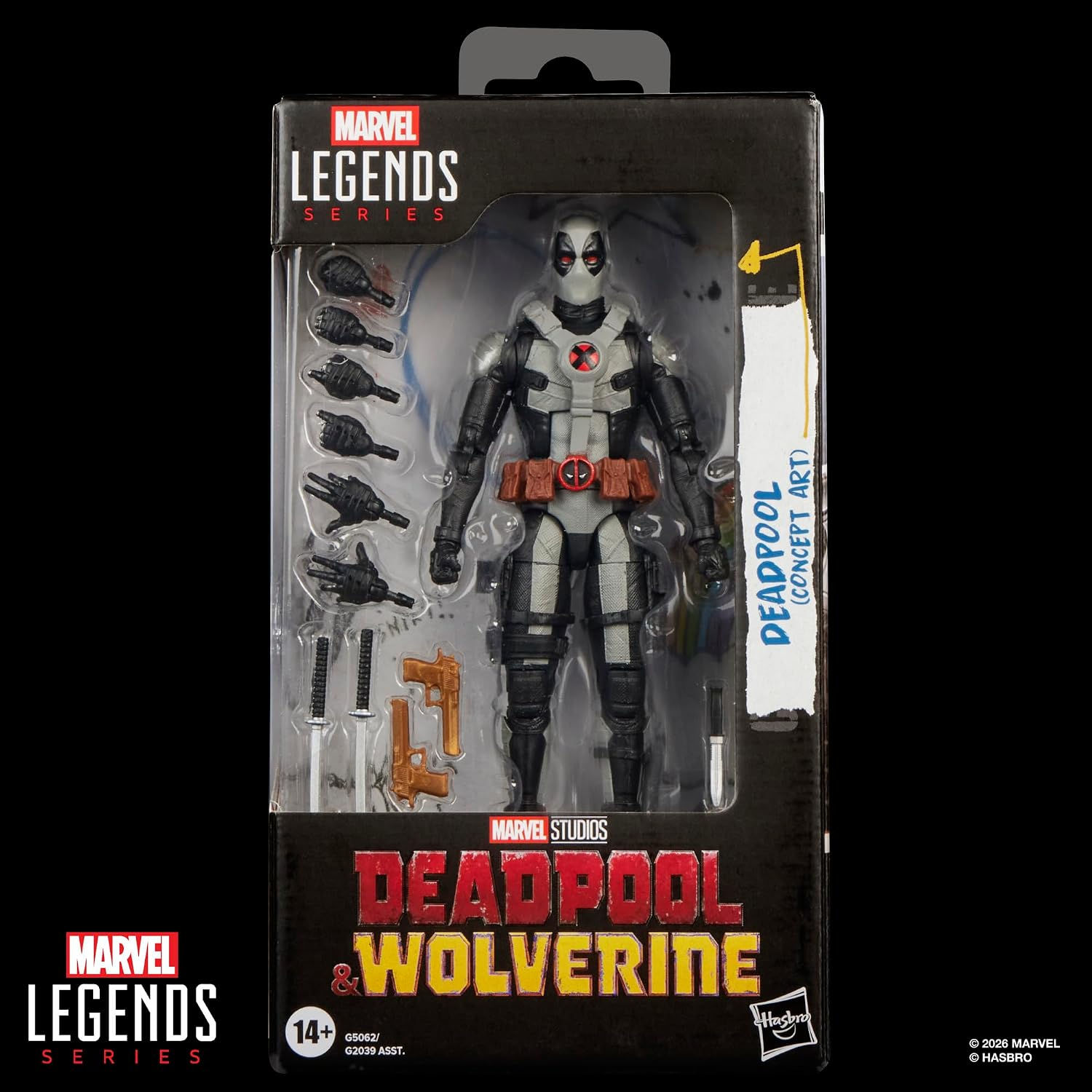 Фігурка Marvel Legends Дедпул і Росомаха Дедпул Концепт