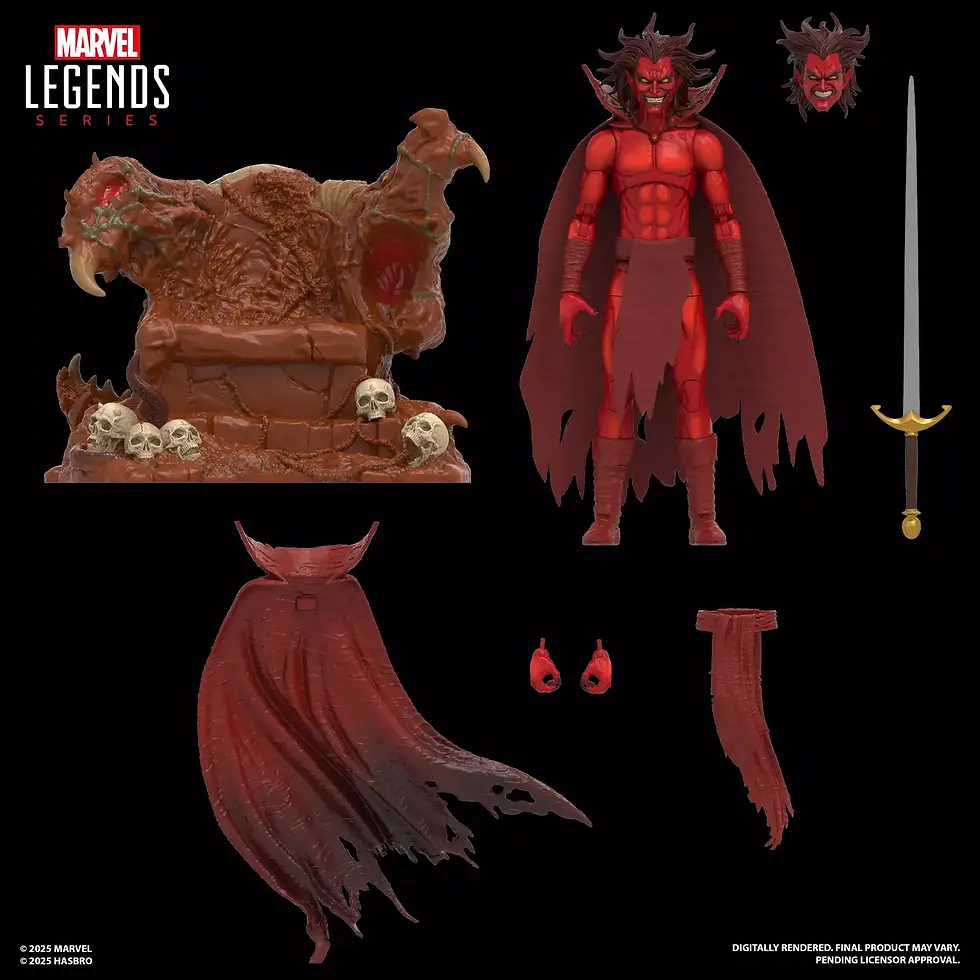 Прев'ю: Фігурка Marvel Legends Мефісто і трон