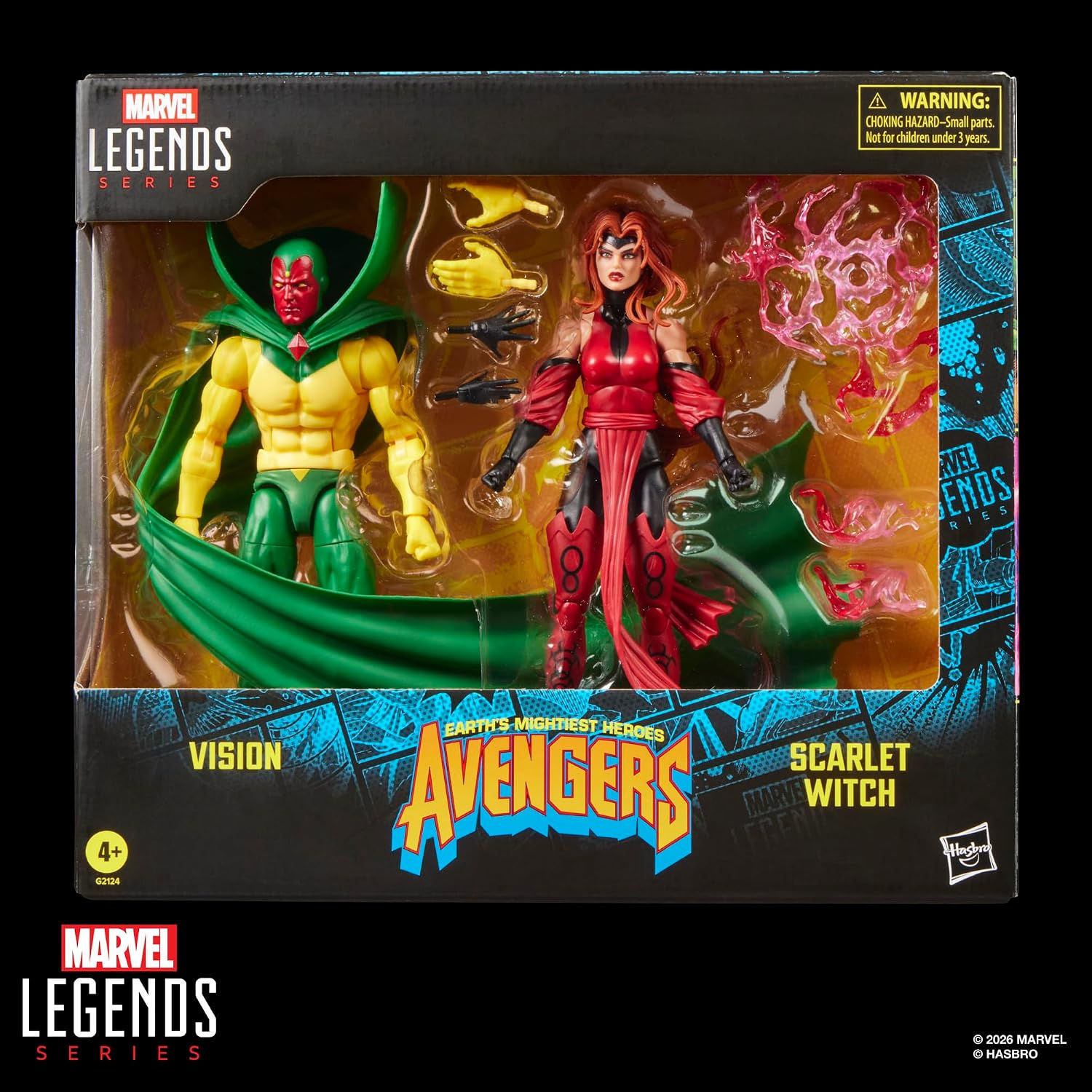 Фігурка Marvel Legends Месники Візій і Багряна Відьма