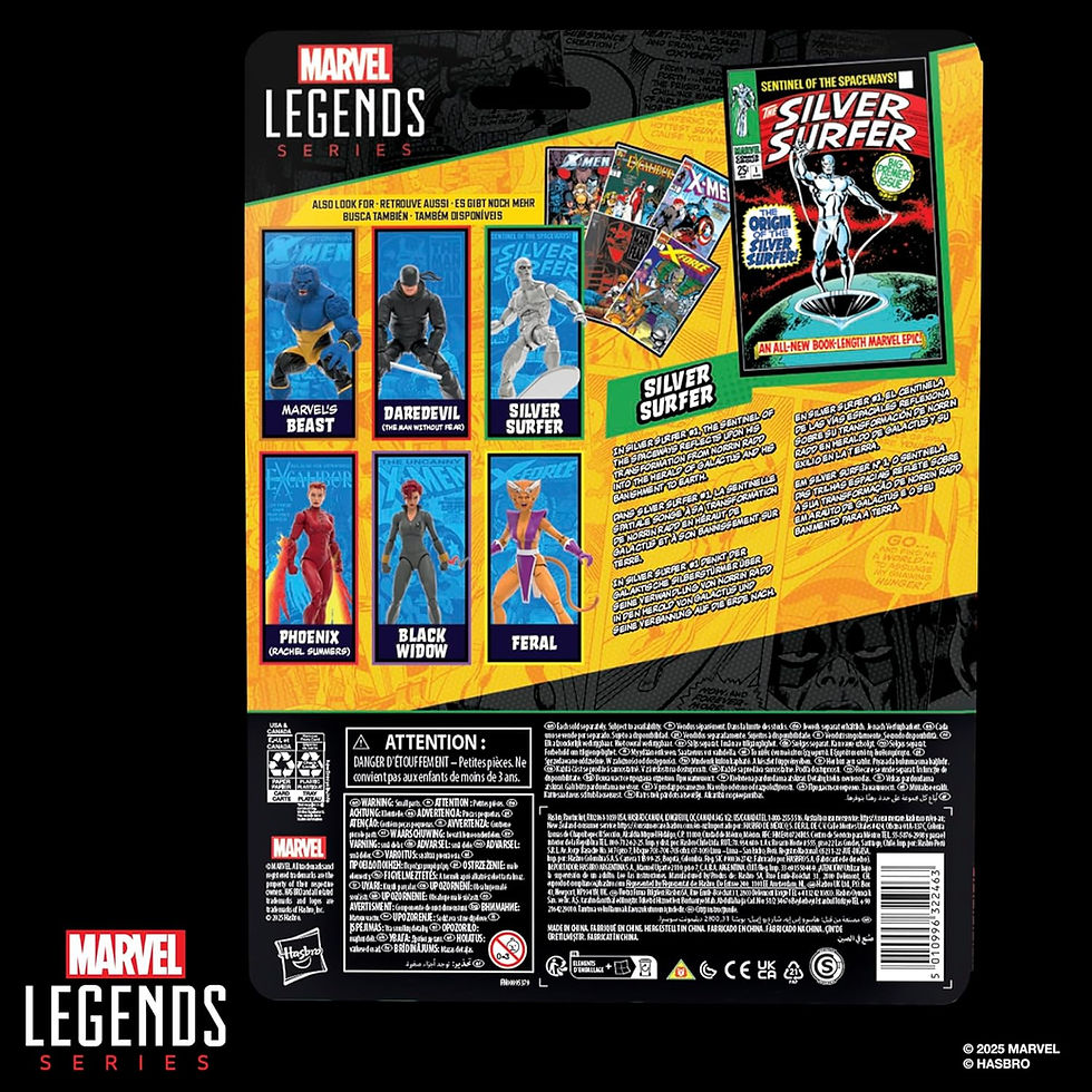 Прев'ю: Фігурка Marvel Legends Натхненні Коміксами Срібний Серфер